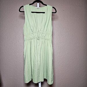Madewell Light Green Midi Dress